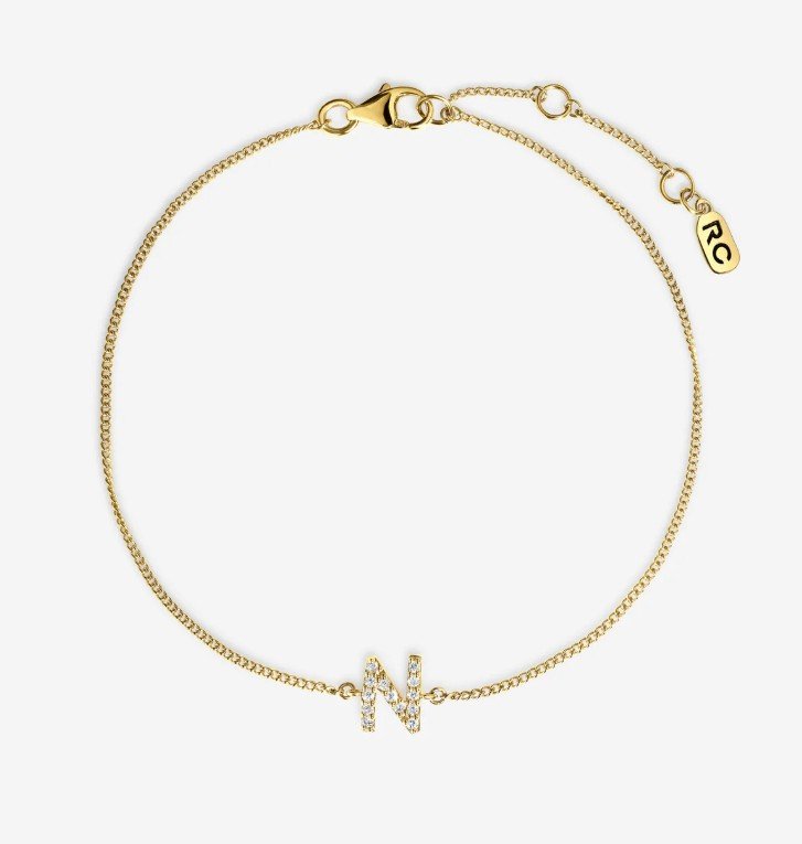 Diamond Initial Bracelet — Ring Concierge